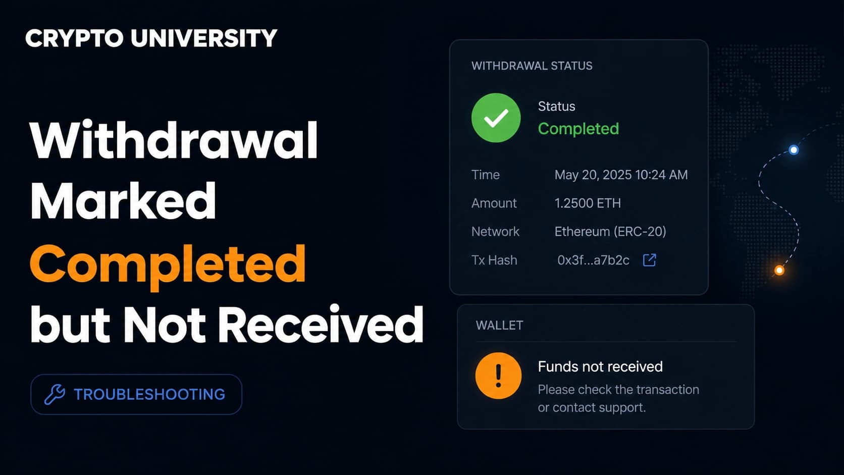 Withdrawal Marked Completed but Not Received: How to Troubleshoot It