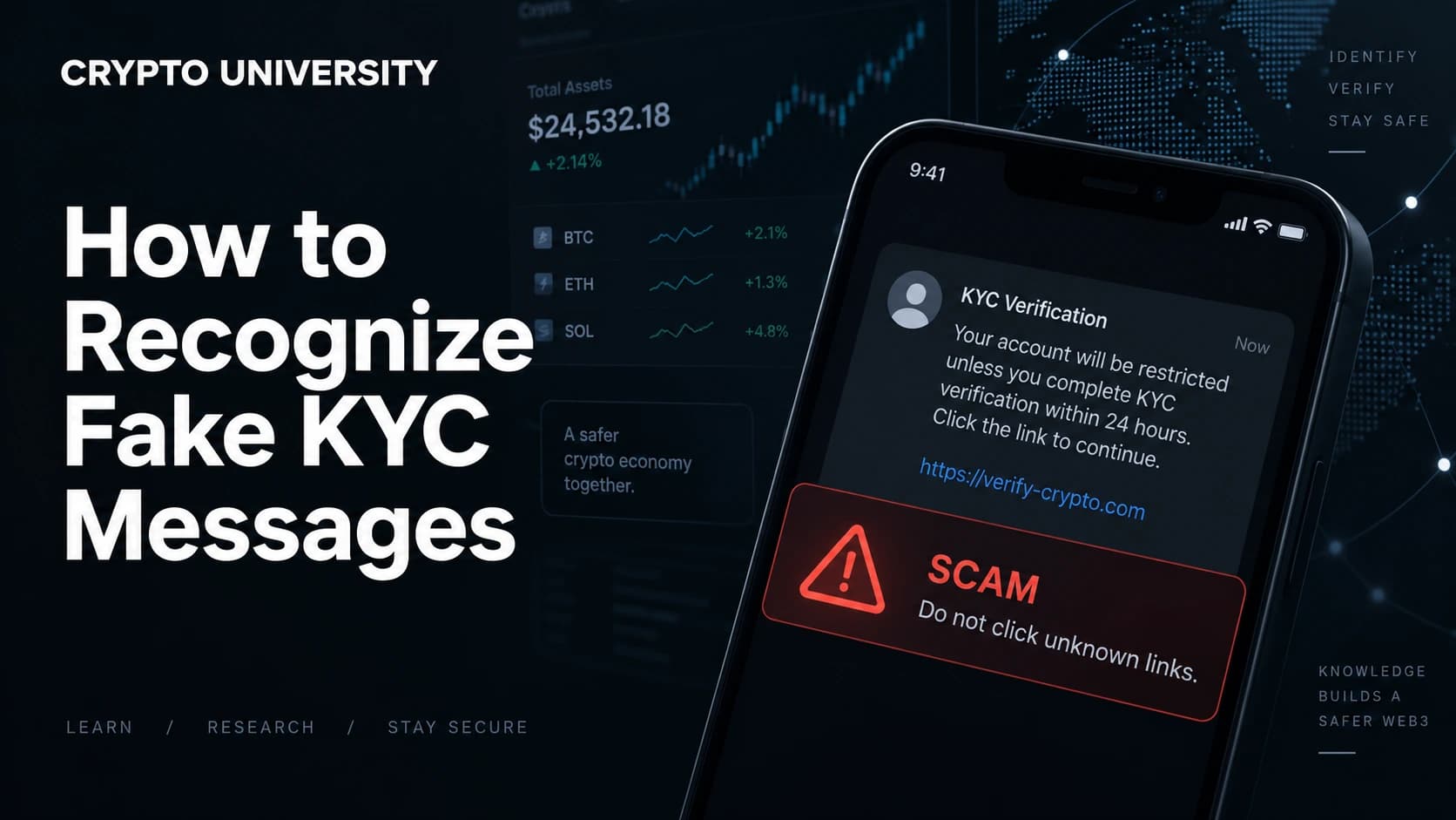 How to Recognize Fake KYC Messages in Crypto