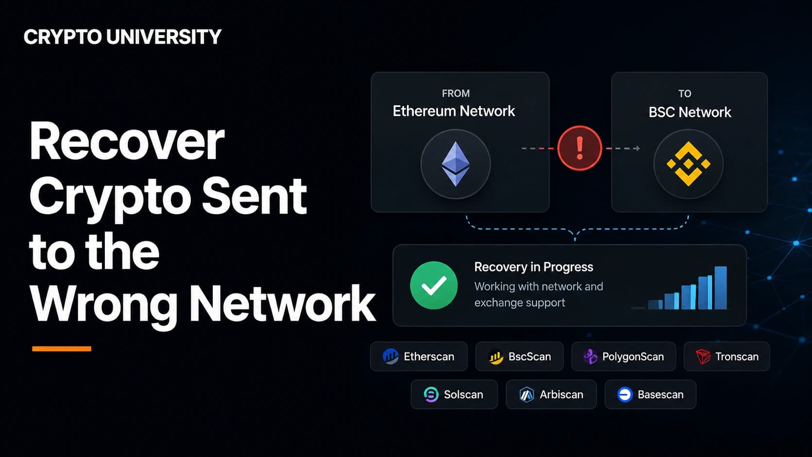 How to Recover Crypto Sent to the Wrong Network
