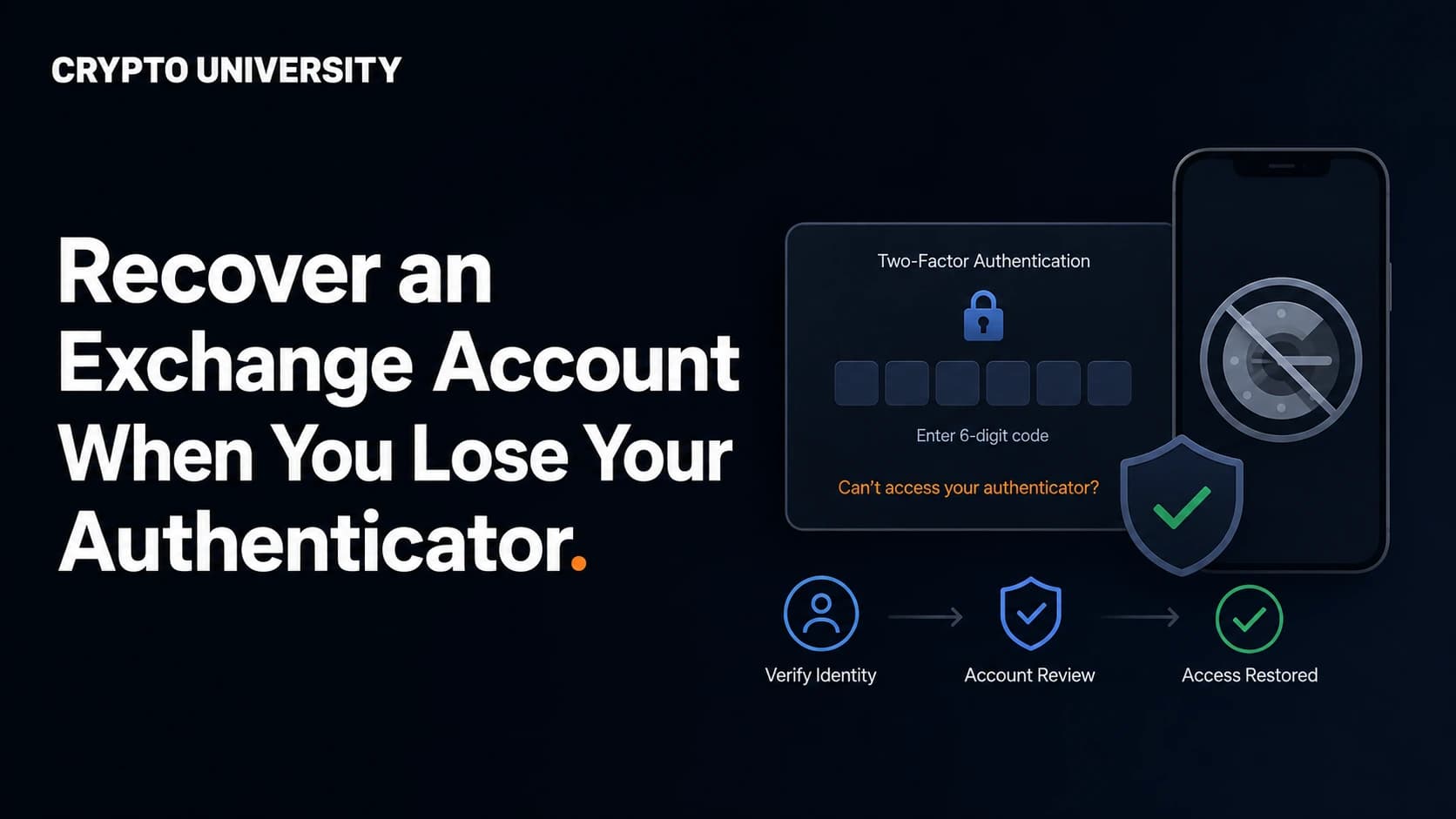 How to Recover an Exchange Account When You Lose Your Authenticator