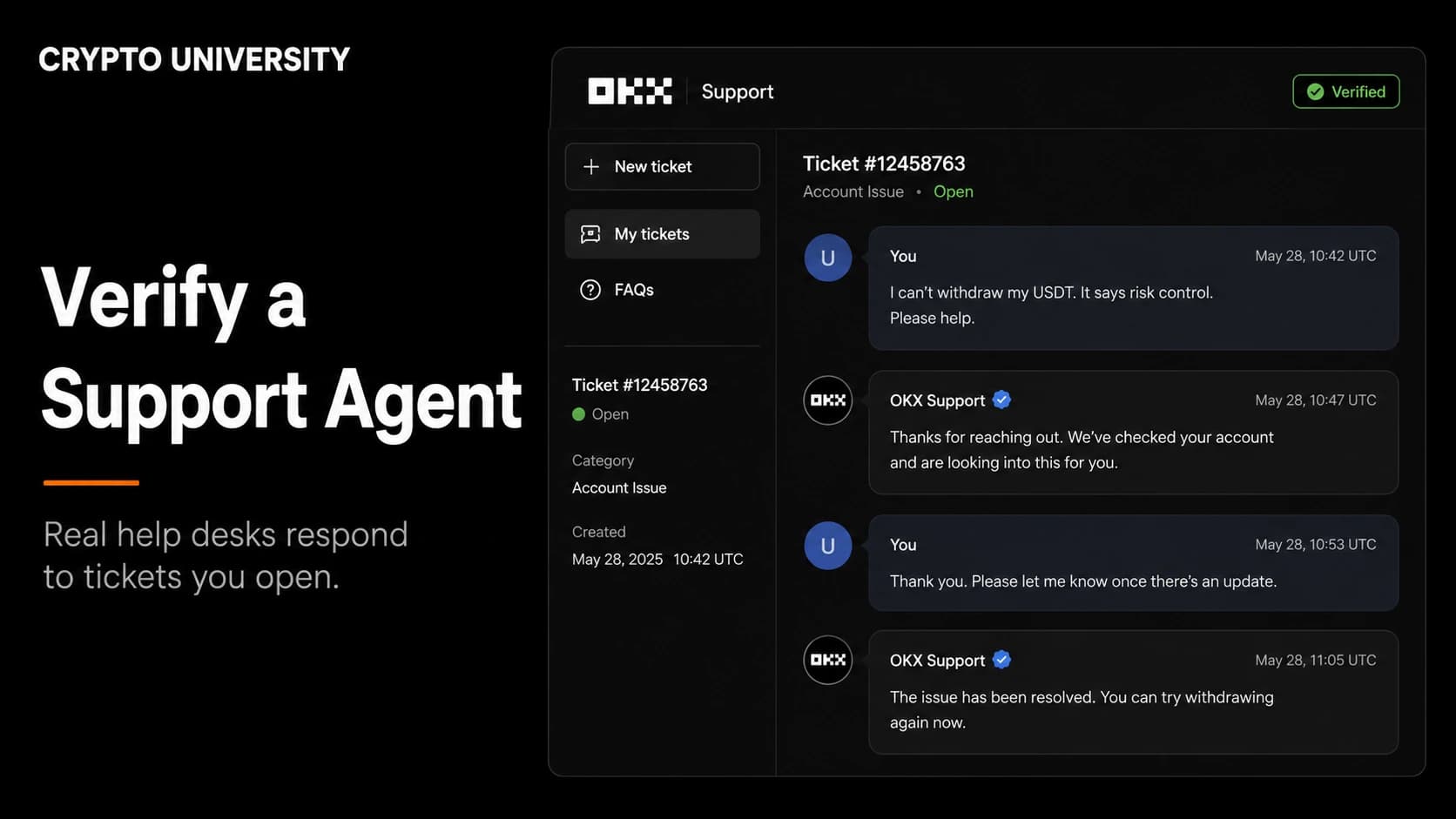 How to Verify a Support Agent Is Real (They Never DM First)