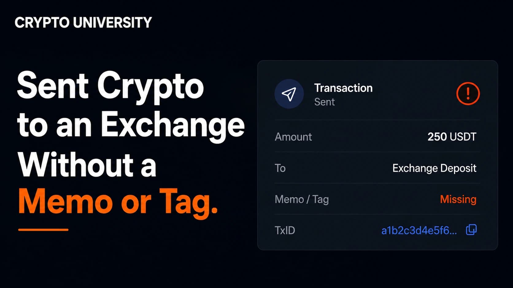 Sent Crypto to an Exchange Without a Memo or Tag? Here Is What to Do