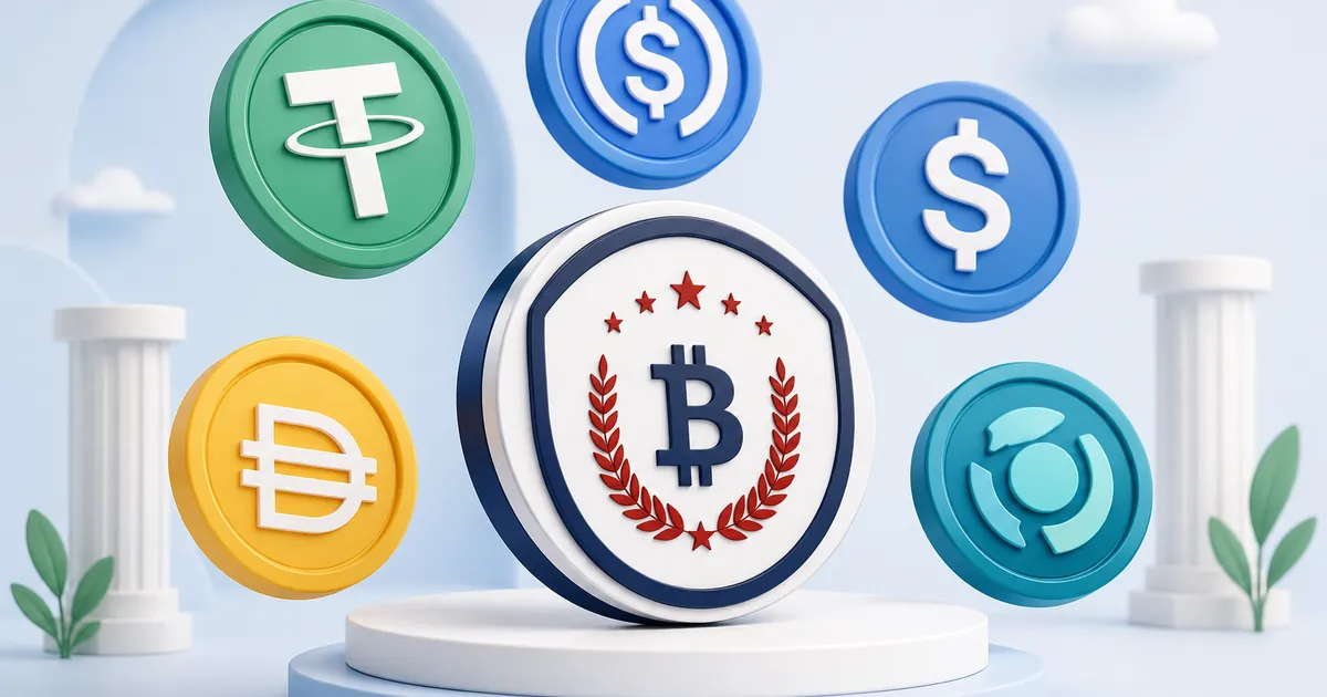 Stablecoins: Compare pegs, backing, issuers and chain support.