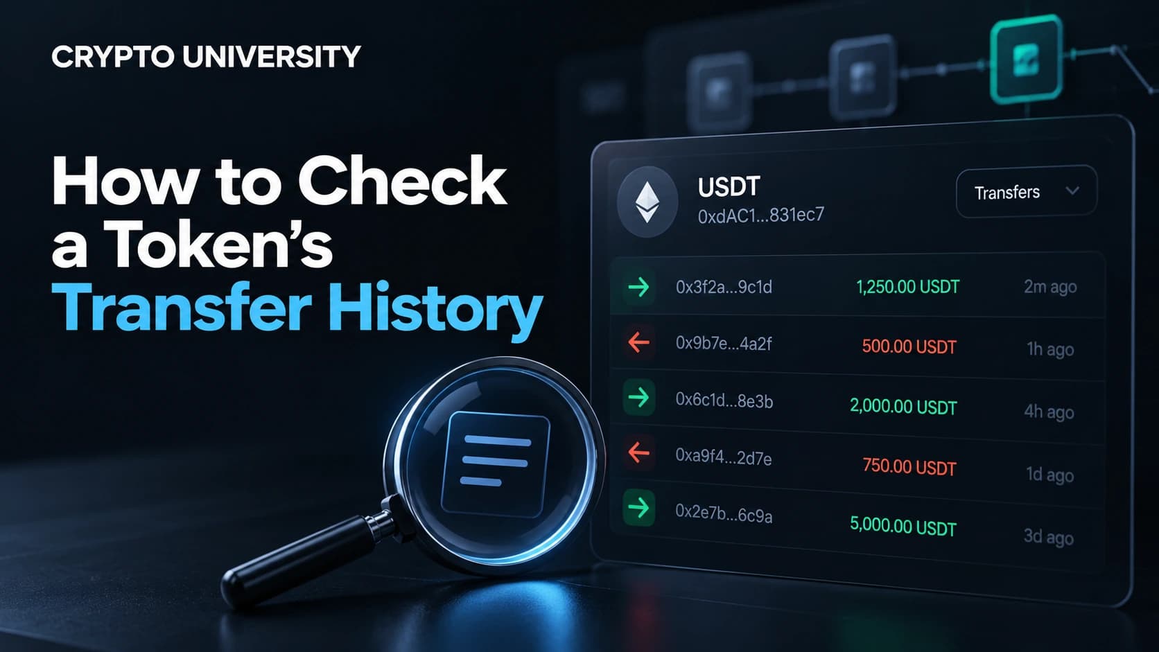 How to Check a Token's Transfer History