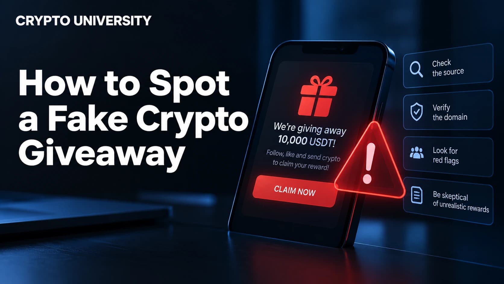 How to Spot a Fake Crypto Giveaway: Red Flags and Verification Steps