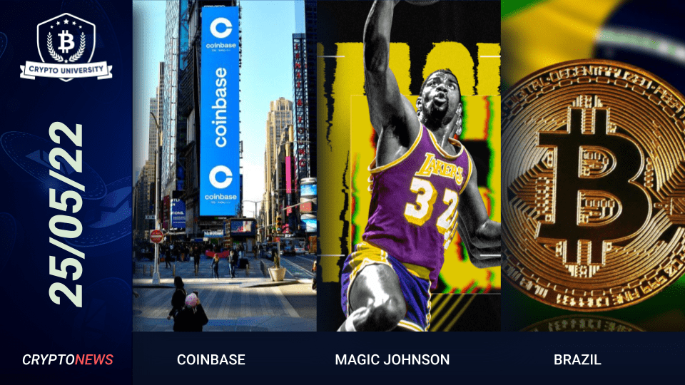 Coinbase Enters Fortune 500, Magic Johnson NFTs, Brazilians Buy Property With Bitcoin
