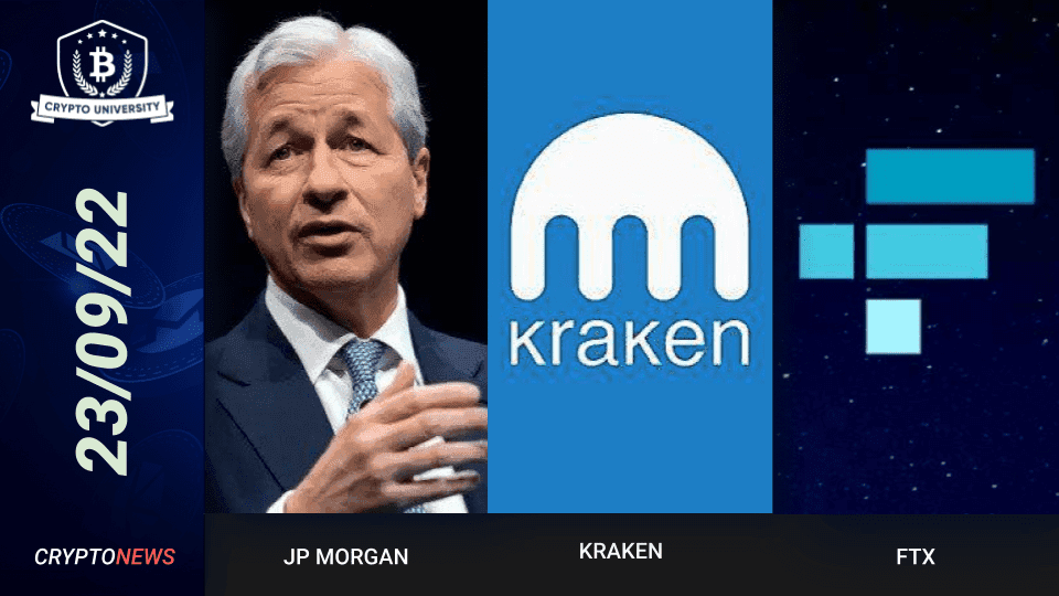 <strong>JP Morgan CEO Calls Bitcoin A Ponzi, Kraken CEO Steps Down, FTX To Raise $1B For Acquisitions</strong>