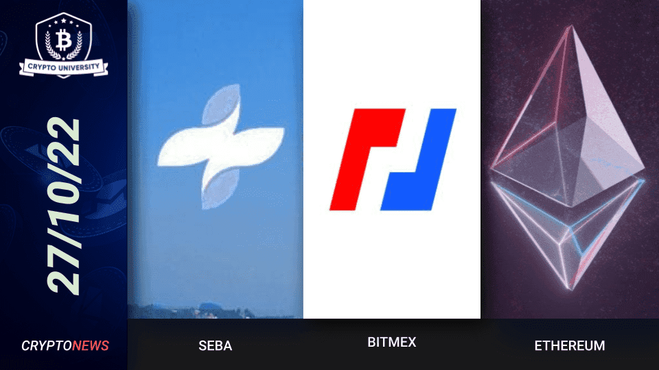<strong>Seba Bank Launches NFT Custody, BitMEX CEO Steps Down, 63% Of Ethereum Blocks OFAC Compliant </strong>