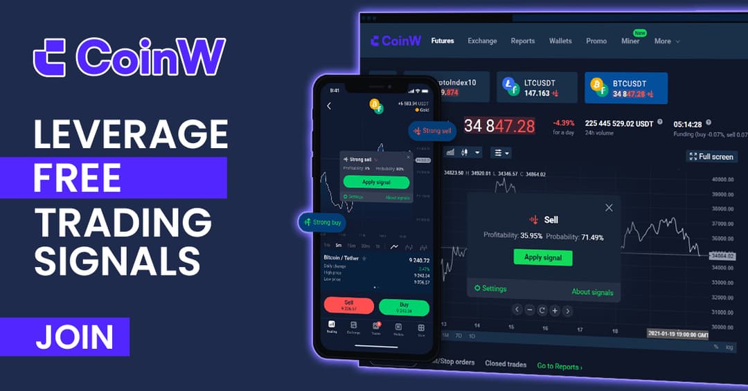 Leverage Free Trading Signals for Crypto Success: Join CoinW Today and get access!