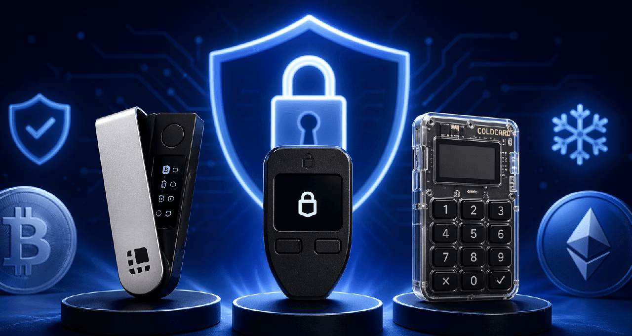 Beginners Guide to Hardware Wallets Ledger vs Trezor vs Coldcard