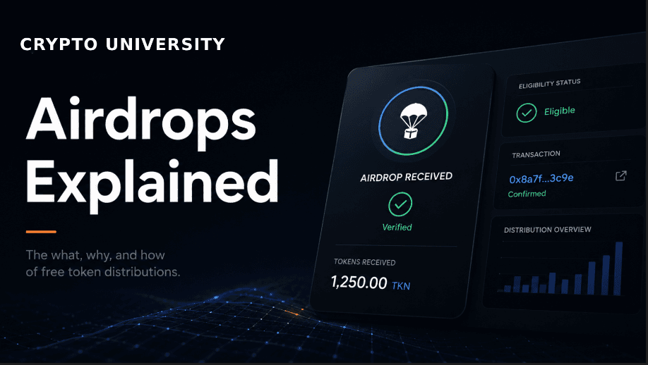 Airdrops Explained: Why Crypto Projects Give Tokens Away