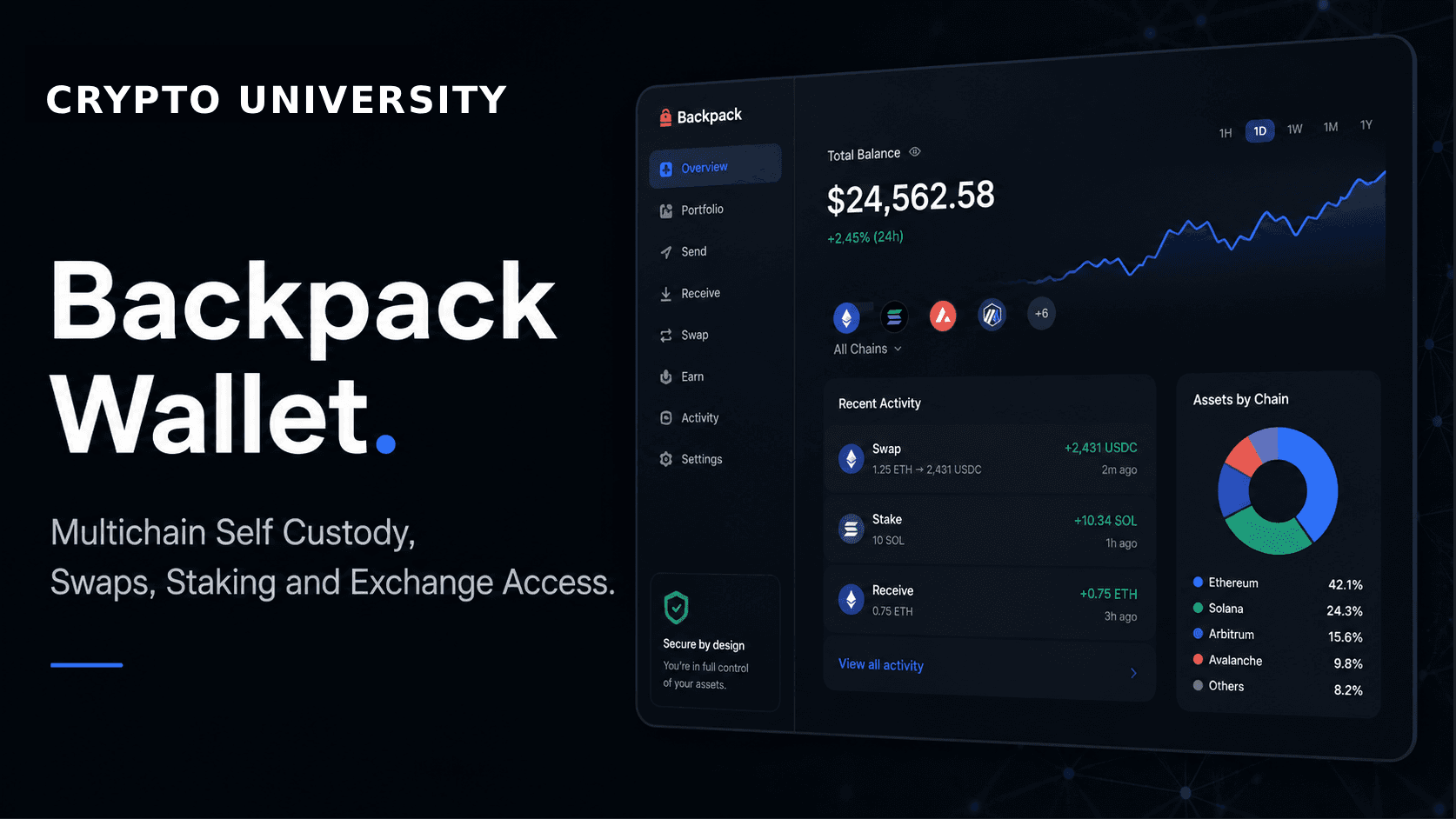 Backpack Wallet Review: Multichain Self Custody, Swaps, Staking and Exchange Access