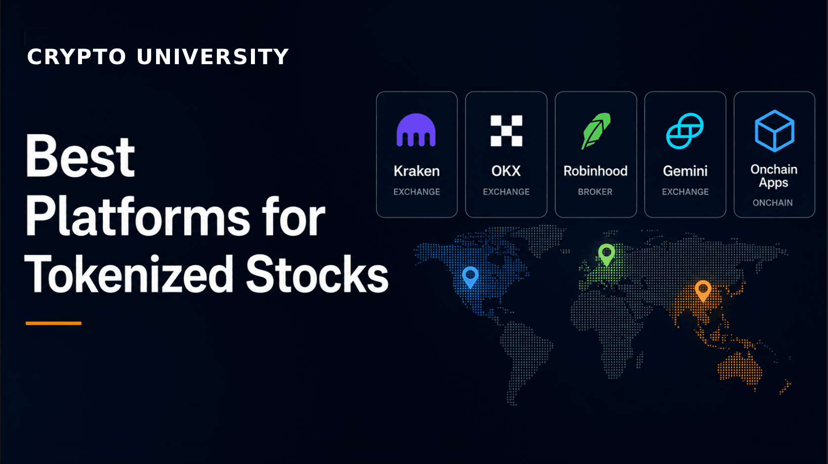 Best Platforms for Tokenized Stocks: Exchanges, Brokers and Onchain Apps