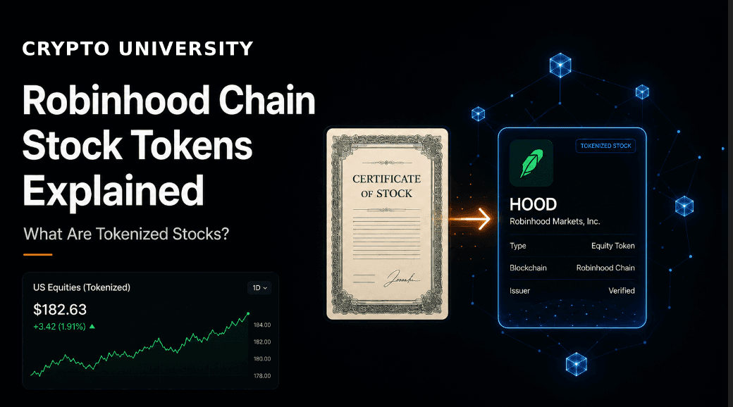 What Are Tokenized Stocks? Robinhood Chain Stock Tokens Explained
