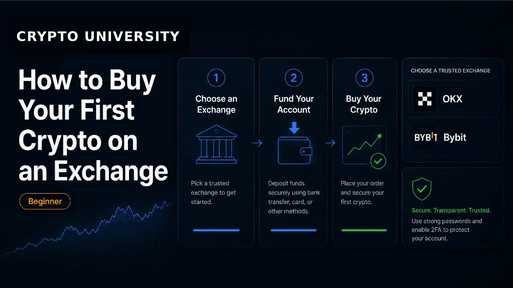 How to Buy Your First Crypto on an Exchange: A Beginner Guide