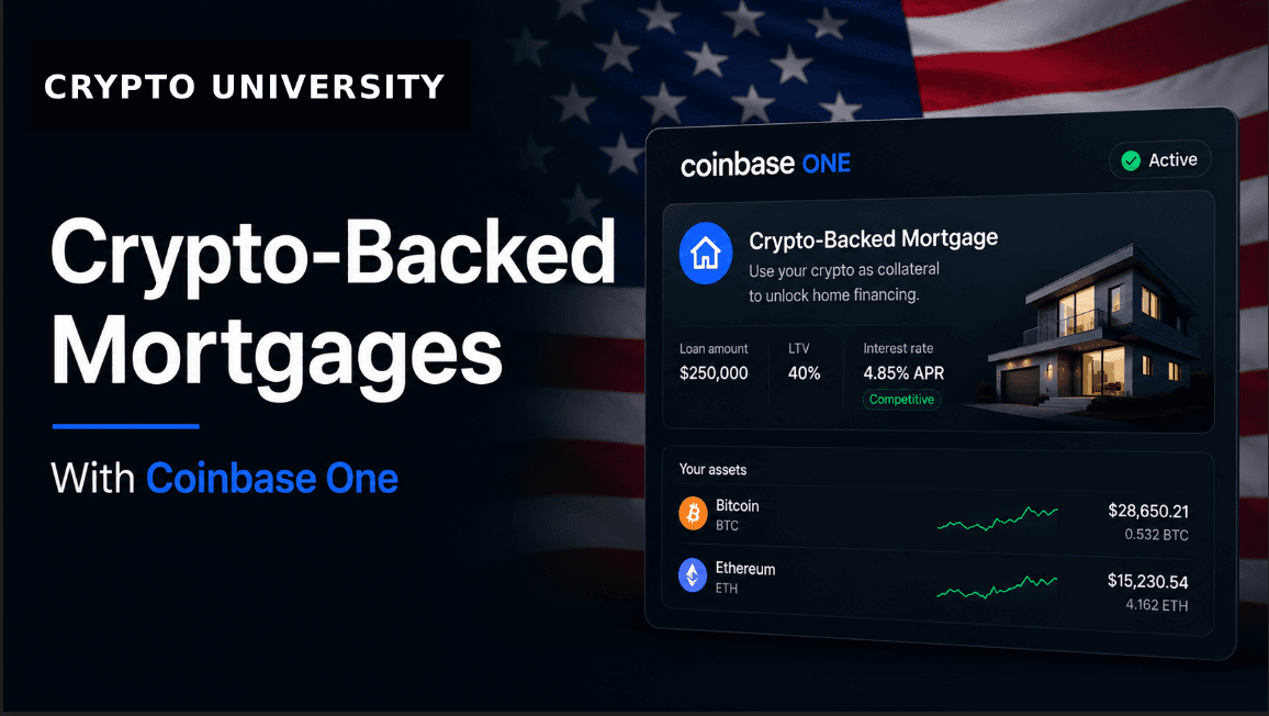Crypto-Backed Mortgages Explained: How Bitcoin Down Payment Loans Work