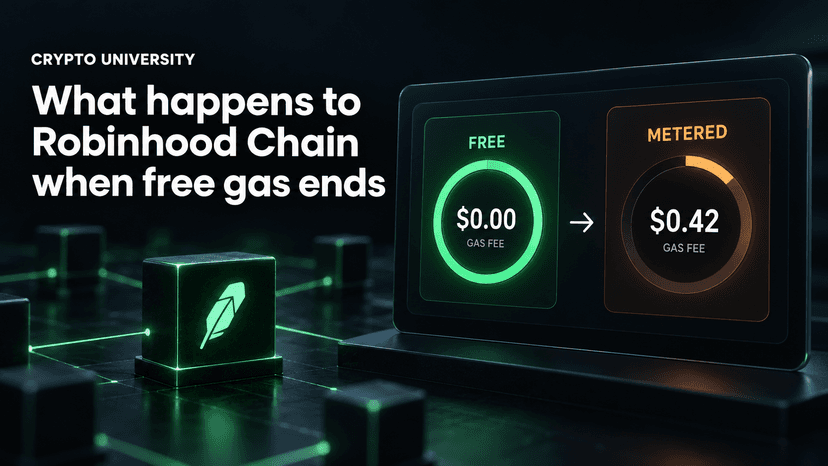 What Happens to Robinhood Chain When Free Gas Ends?