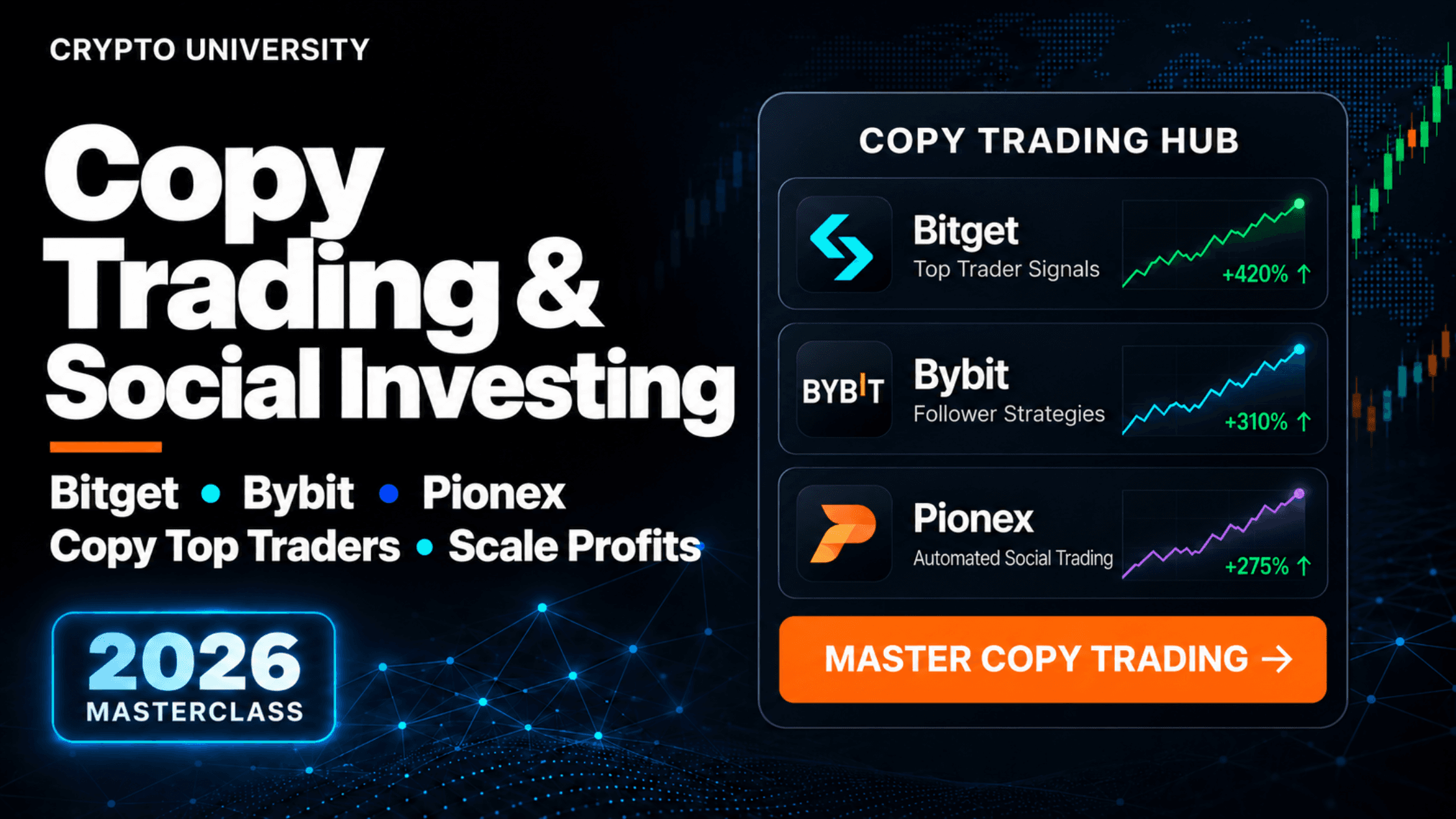 Crypto Copy Trading 2026: Master Social Investing with Bitget, Bybit & Pionex
