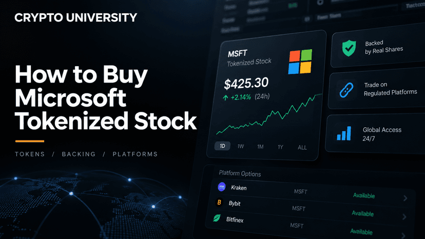How to Buy Microsoft Tokenized Stock: MSFT Tokens, Backing and Platforms