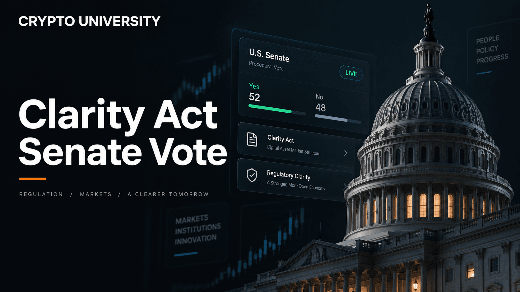 Clarity Act Senate Vote: What the Final Draft Changes for Crypto