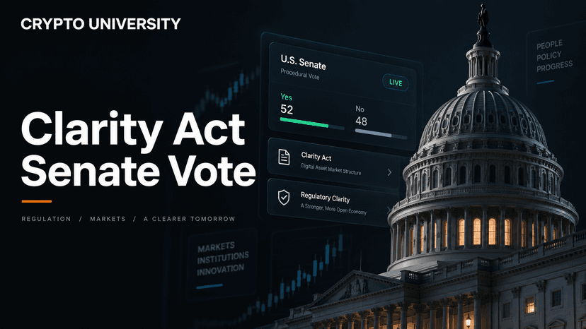 Clarity Act Senate Vote: What the Final Draft Changes for Crypto