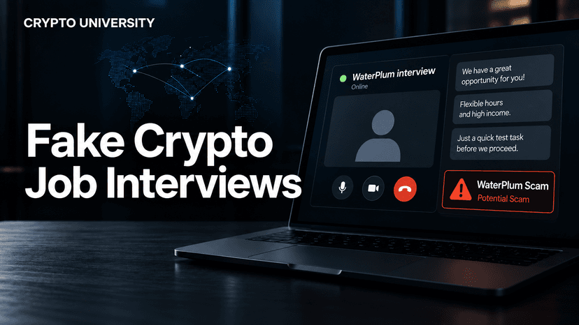 Fake Crypto Job Interviews in 2026: How the WaterPlum Scam Works and How to Stay Safe
