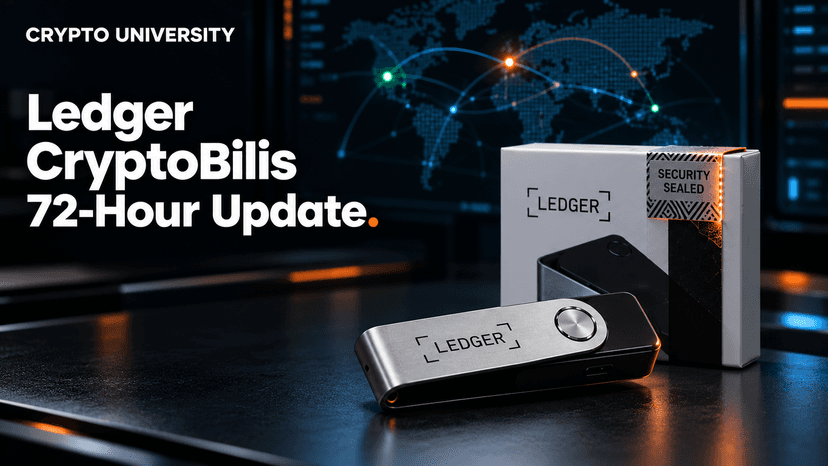Ledger's 72-Hour CryptoBilis Update: What Is Confirmed and What Buyers Should Do