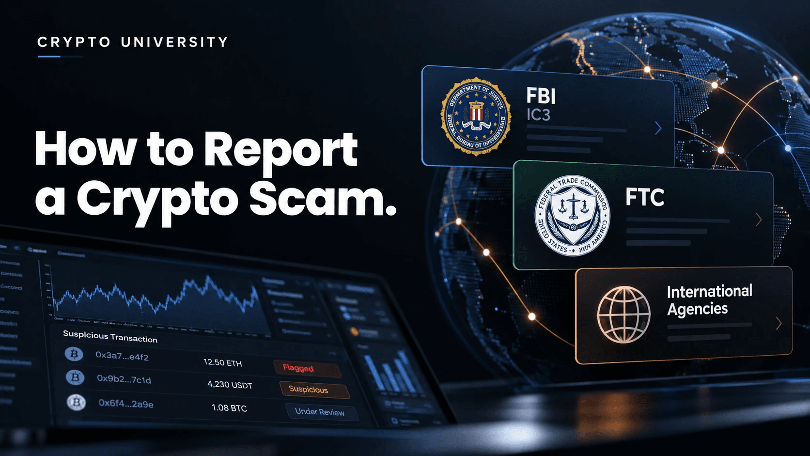 How to Report a Crypto Scam: FBI IC3, FTC, and International Agencies